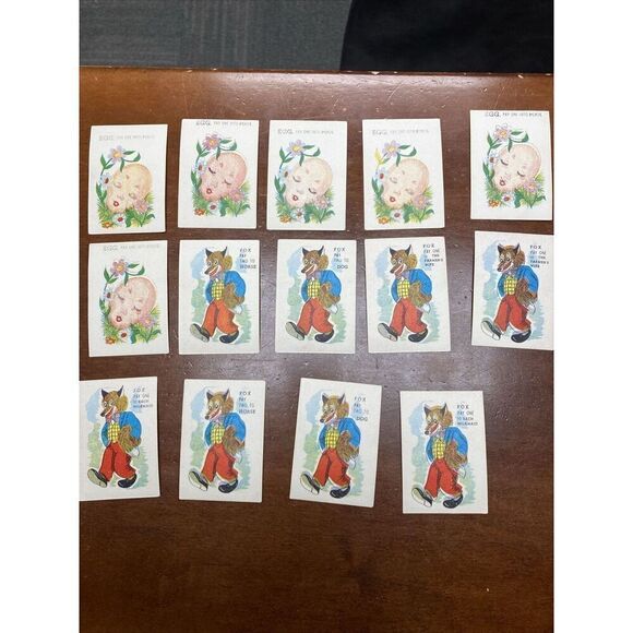 Vintage 1960's Golden Egg Card Game in box Made in Hong Kong - Picture 10 of 11